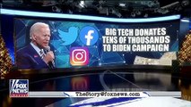 Big Tech execs donated thousands to Biden while blocking Hunter story; Hawley reacts
