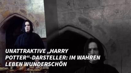 Unattraktive „Harry Potter“-Darsteller: Im wahren Leben wunderschön