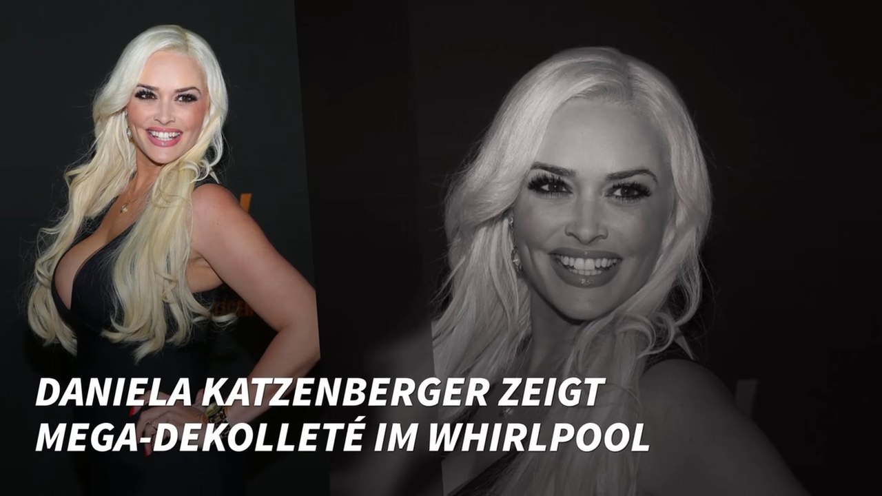 Daniela Katzenberger zeigt Mega-Dekolleté im Whirlpool