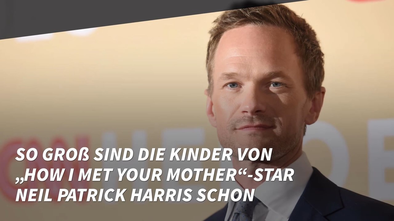 So groß sind die Kinder von „How I Met Your Mother“-Star Neil Patrick Harris schon