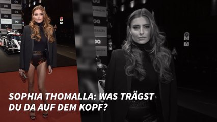 Sophia Thomalla: Was trägst du da auf dem Kopf?