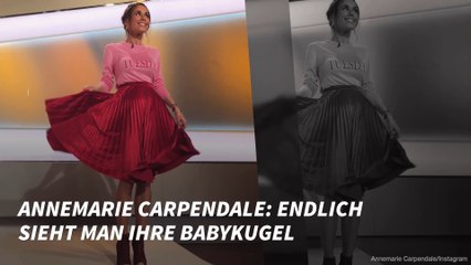Annemarie Carpendale: Endlich sieht man ihre Babykugel
