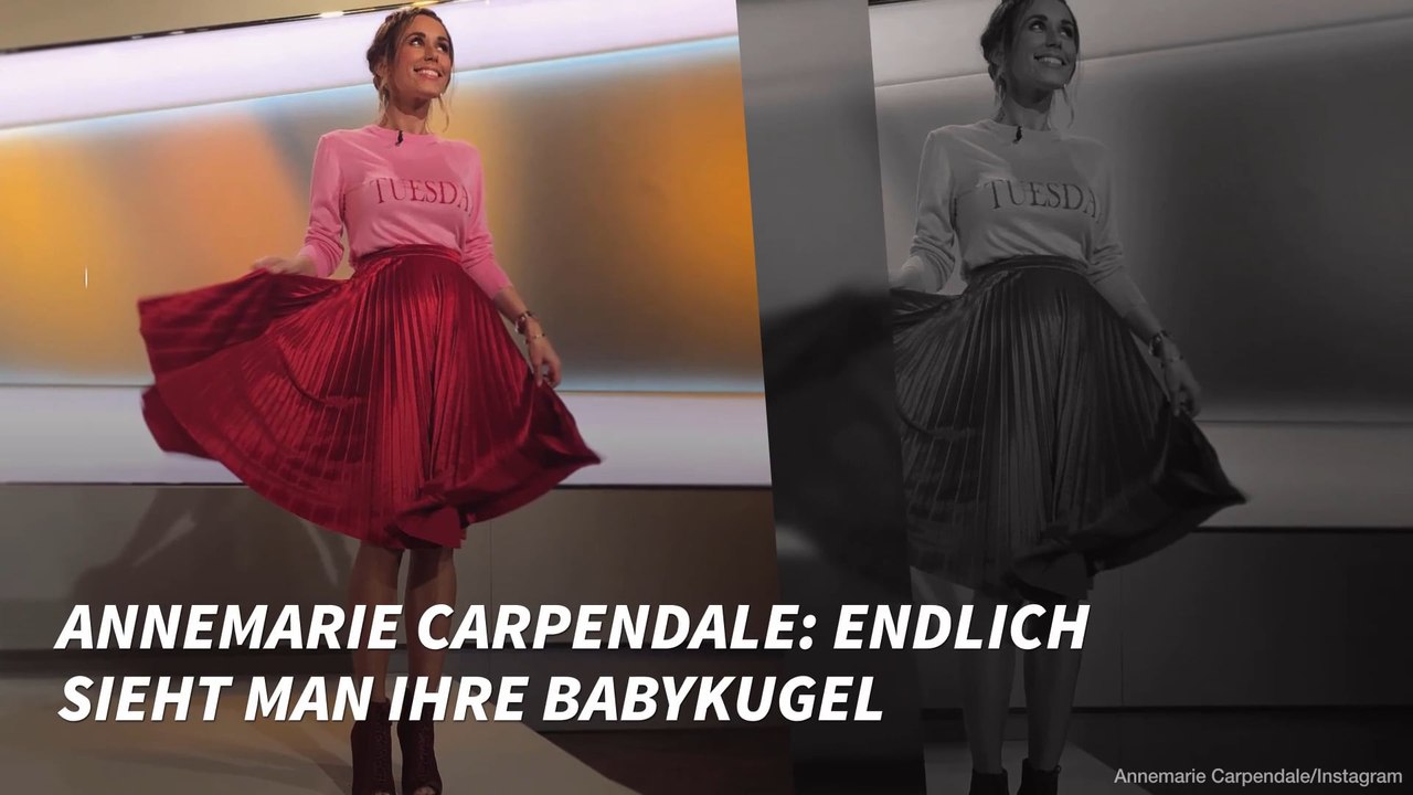 Annemarie Carpendale: Endlich sieht man ihre Babykugel