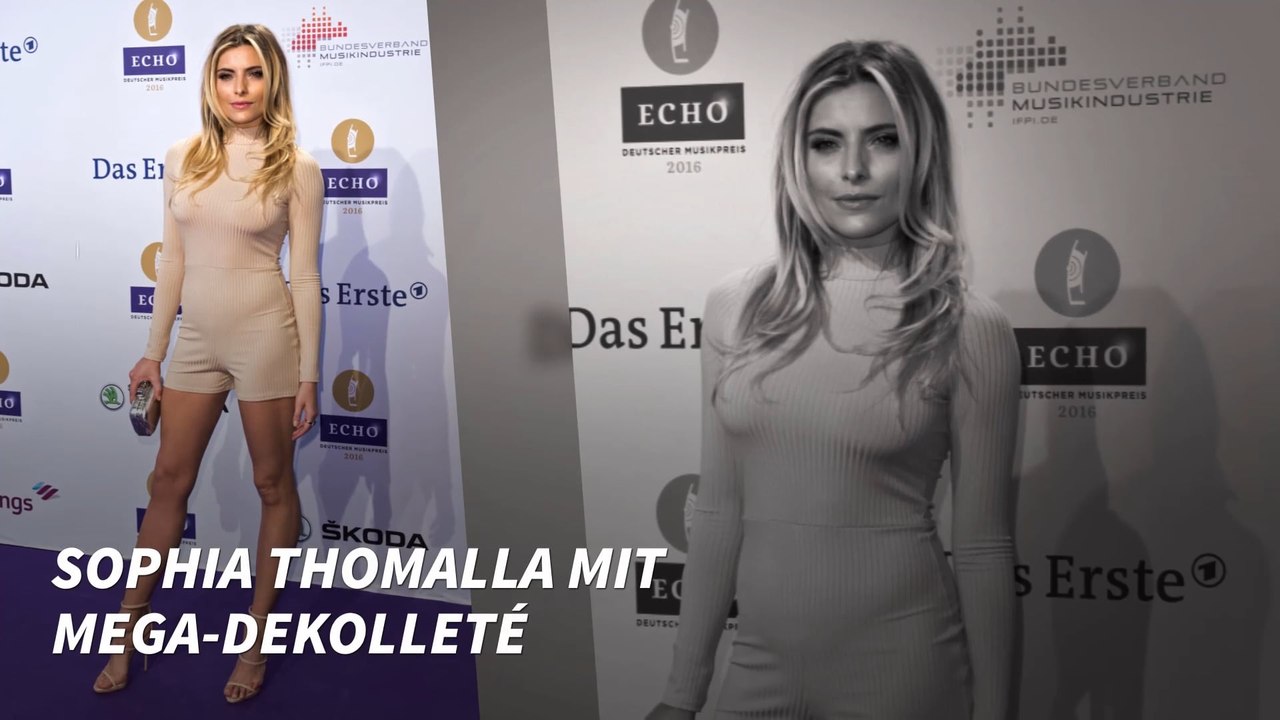Sophia Thomalla mit Mega-Dekolleté
