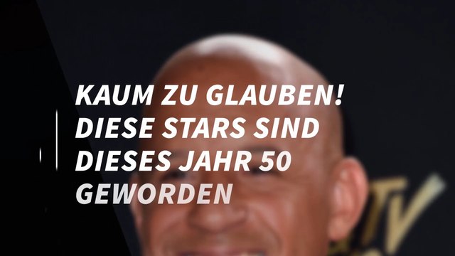 Kaum zu glauben! Diese Stars sind dieses Jahr 50 geworden