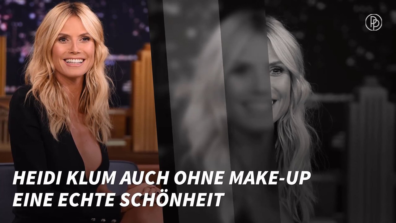 Heidi Klum auch ohne Make-up eine echte Schönheit