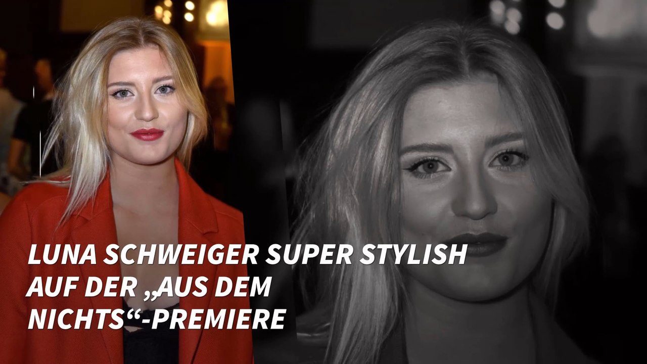 Luna Schweiger super stylish auf der „Aus dem Nichts“-Premiere
