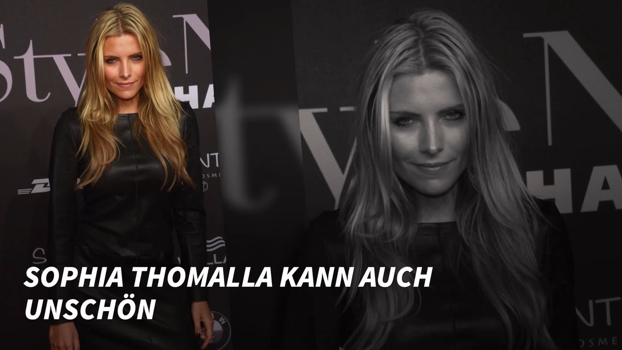 Sophia Thomalla kann auch unschön