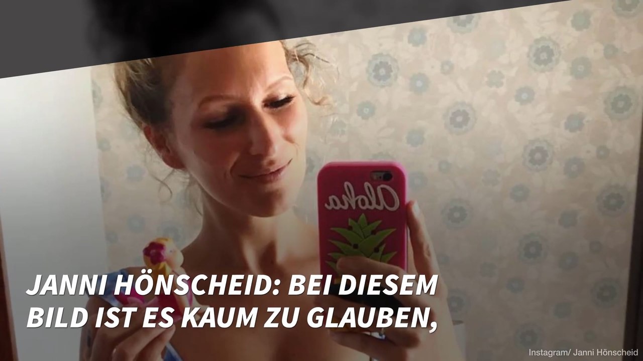 Janni Hönscheid: Bei diesem Bild ist es kaum zu glauben, dass sie vor Kurzem Mutter wurde