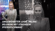 Ungewohnter Look: Palina Rojinski mit strengem Pferdeschwanz
