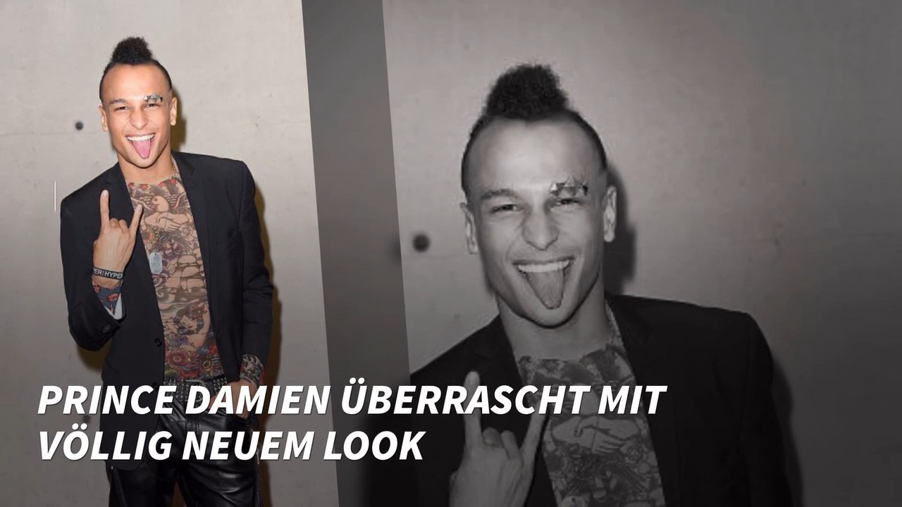 Prince Damien überrascht mit völlig neuem Look