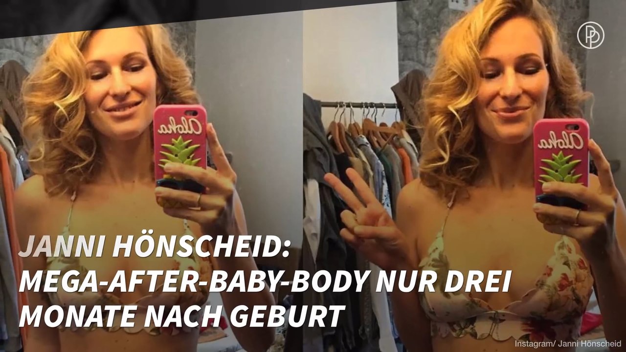Janni Hönscheid: Mega-After-Baby-Body nur drei Monate nach Geburt
