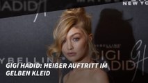 Gigi Hadid: Heißer Auftritt im gelben Kleid