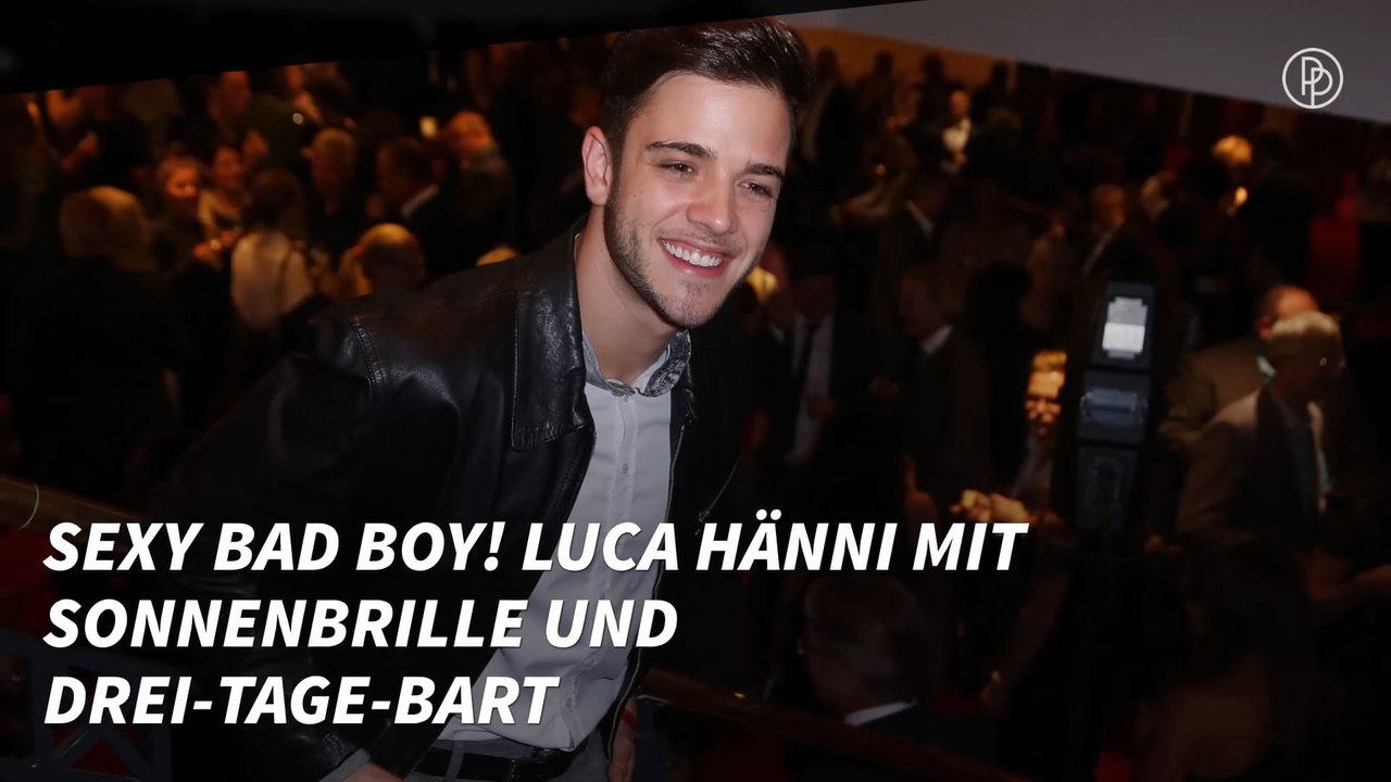 Sexy Bad Boy! Luca Hänni mit Sonnenbrille und Drei-Tage-Bart