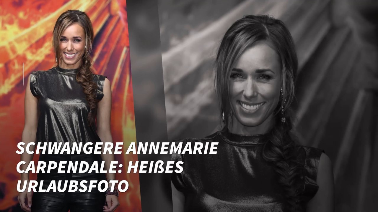 Schwangere Annemarie Carpendale: Heißes Urlaubsfoto