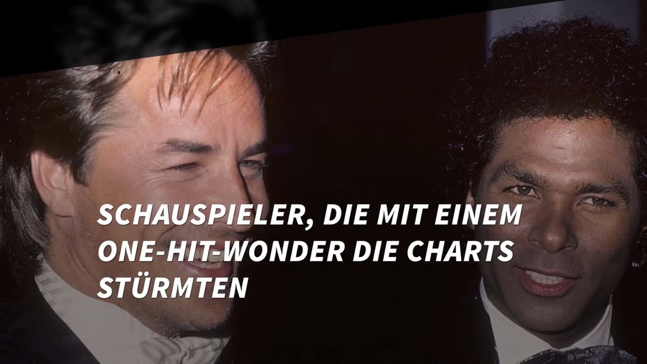 Schauspieler, die mit einem One-Hit-Wonder die Charts stürmten