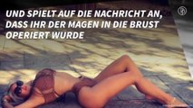 Sophia Vegas präsentiert ihre krasse Wespentaille das erste Mal im Bikini