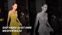 Gigi Hadid zeigt ihre Wespentaille