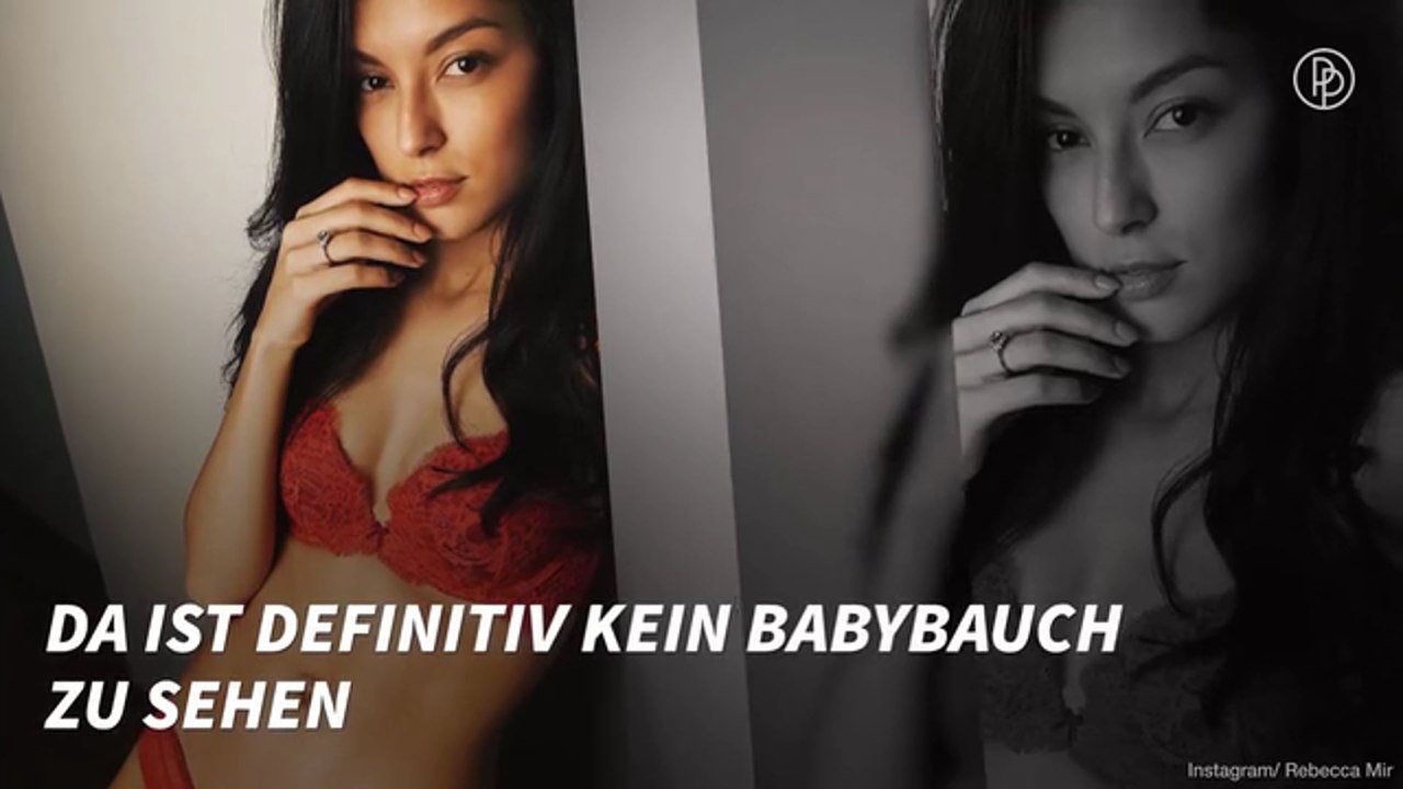 Rebecca Mir: So reagiert sie auf die Schwangerschaftsgerüchte