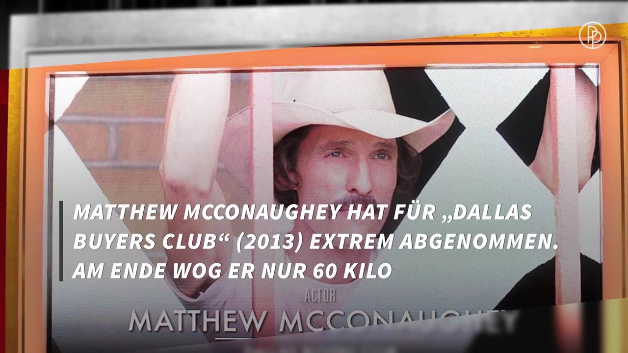 11 extreme Veränderungen für Filmrollen - Teil 1