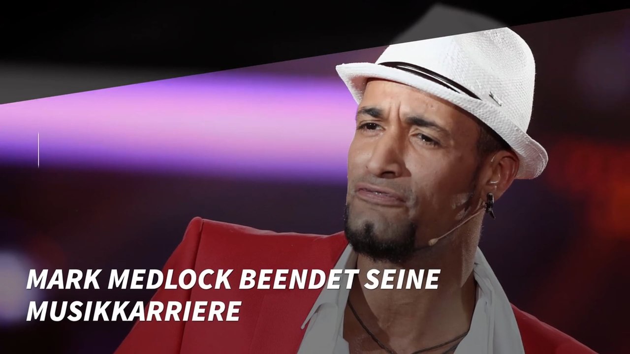 Mark Medlock beendet seine Musikkarriere