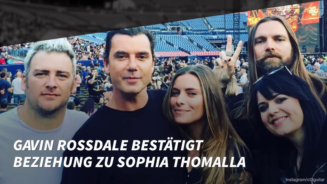 Gavin Rossdale bestätigt Beziehung zu Sophia Thomalla