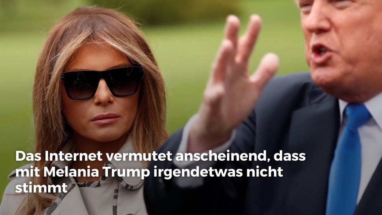 Verschwörungstheoretiker sagen, Melania Trump hat ein Body-Double