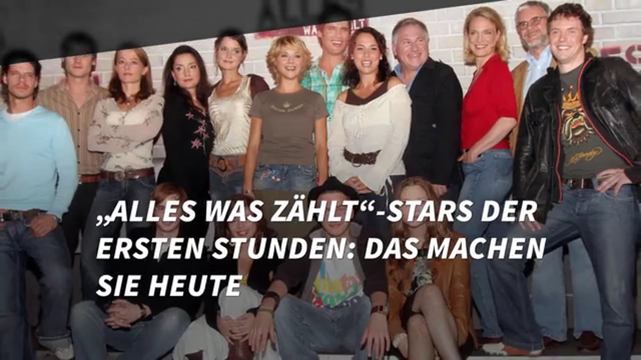 „alles was zählt“-stars der ersten stunden: das machen sie heute