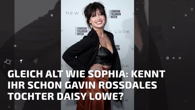 Gleich alt wie Sophia: Kennt ihr schon Gavin Rossdales Tochter Daisy Lowe?