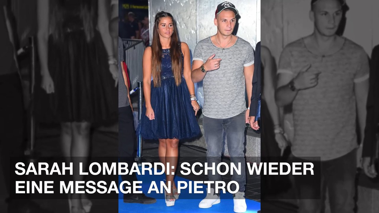 Sarah Lombardi: Message an Pietro