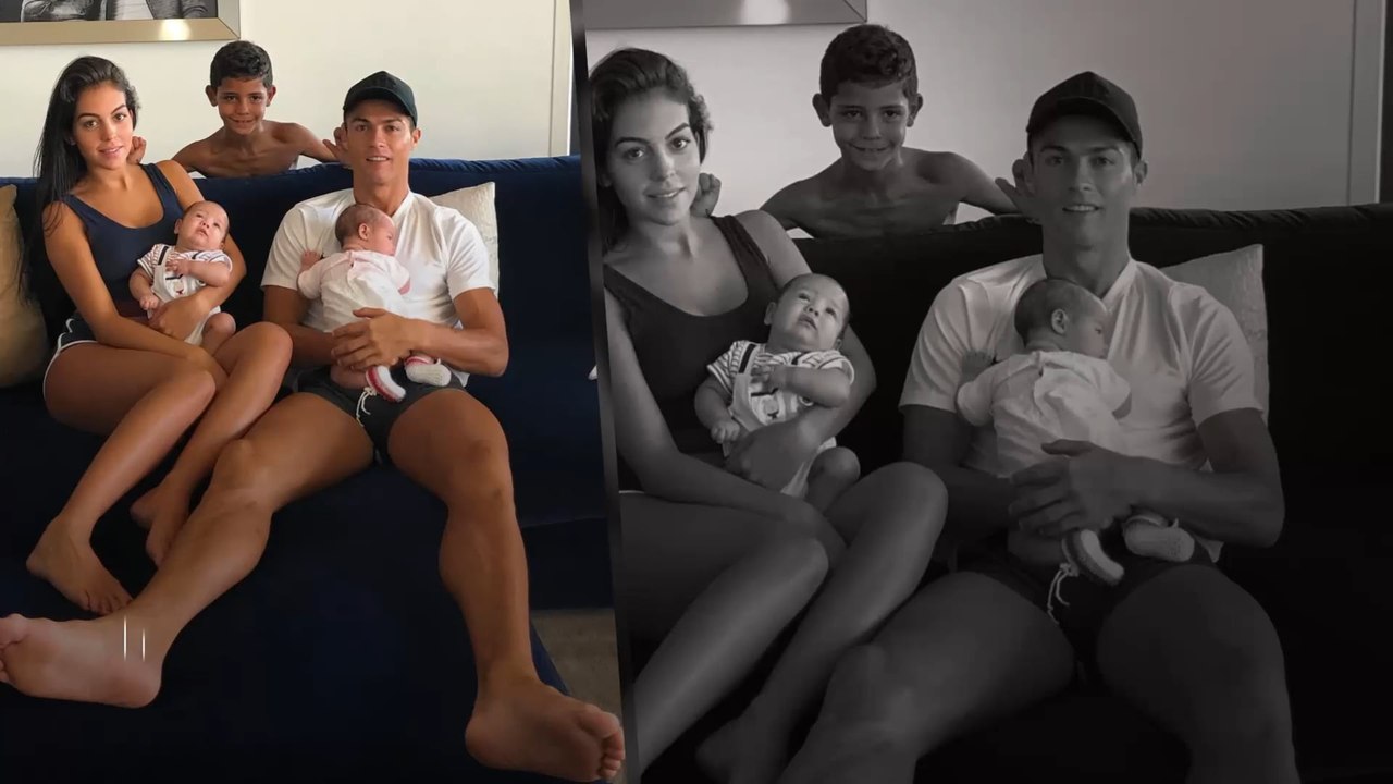 Cristiano Ronaldo zeigt seine süße Familie