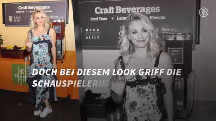 Fashion-Flop! Kaley Cuoco im Fetzen-Kleid