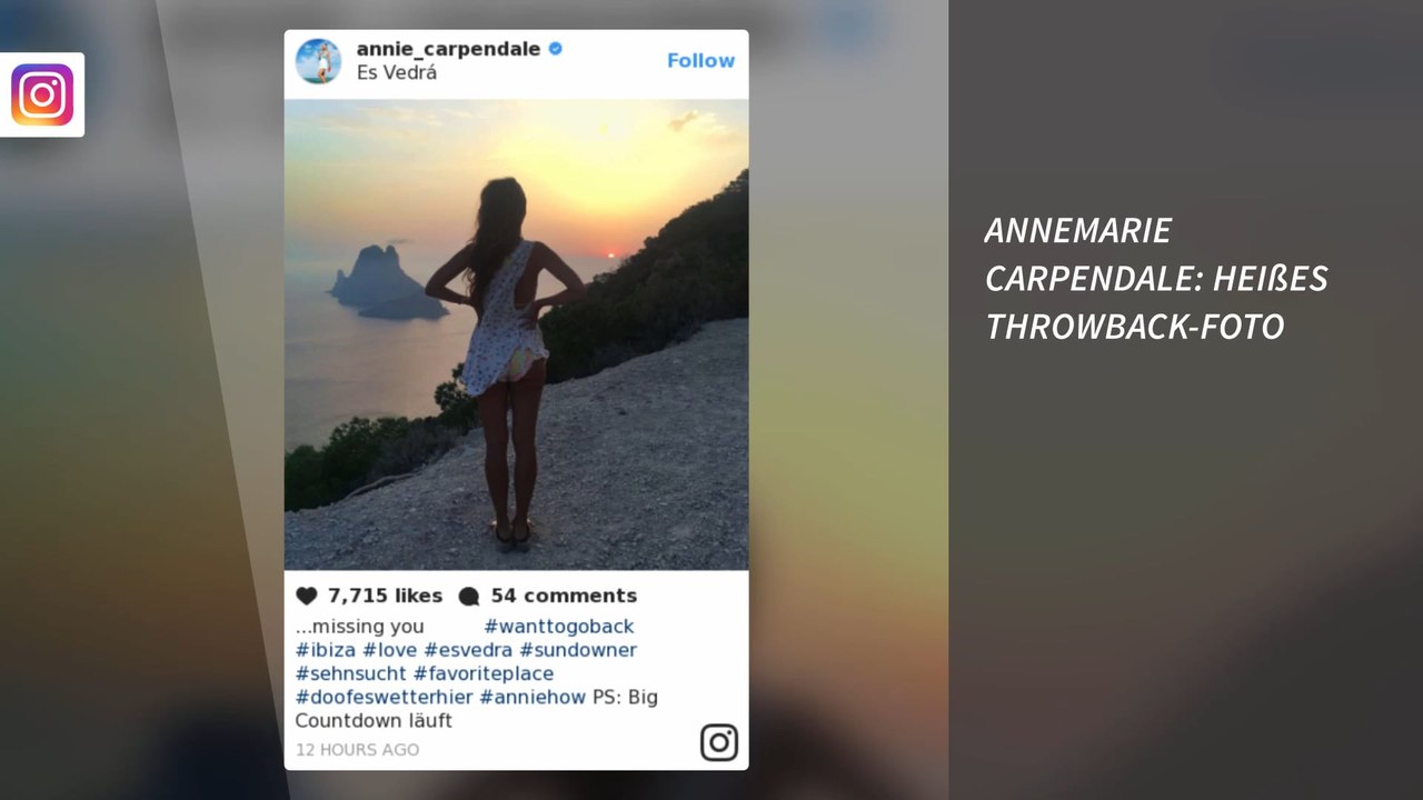 Annemarie Carpendale: Heißes Throwback-Foto