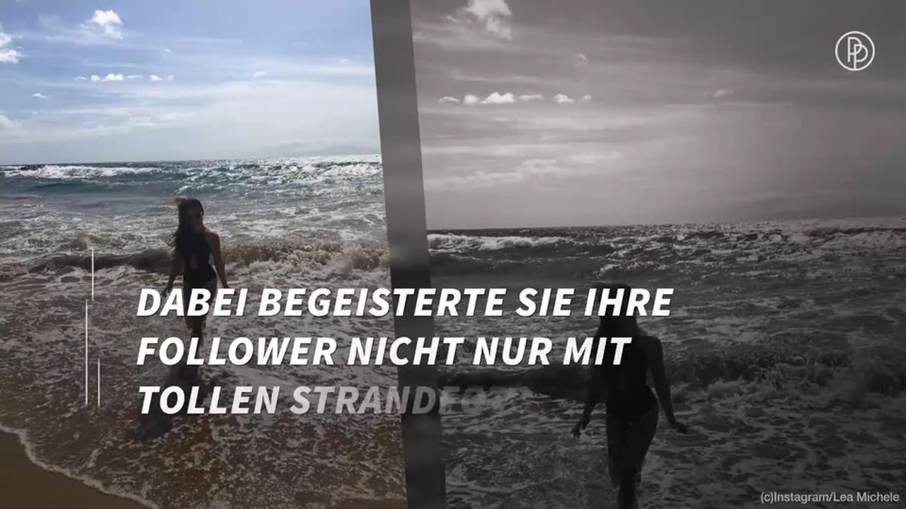 „Glee“-Star Lea Michele zeigt ihren heißen Apfel-Po