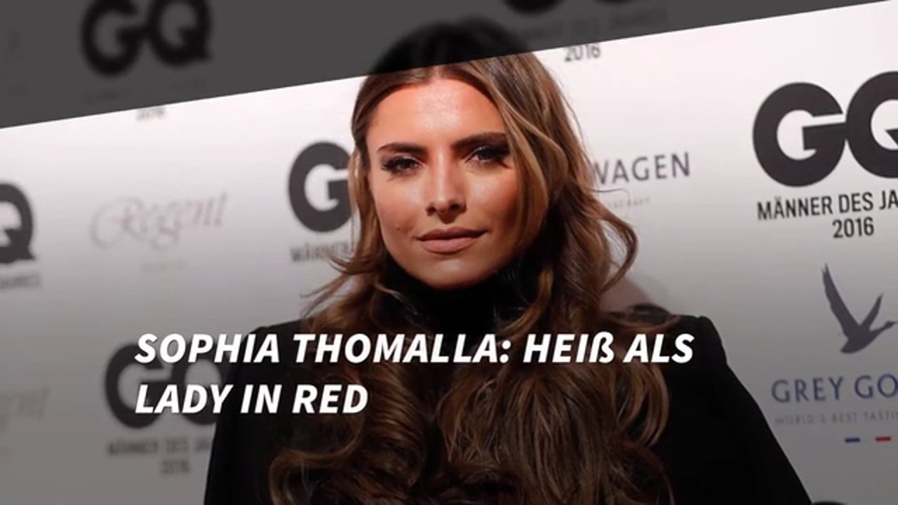 Sophia Thomalla: Heiß als Lady in Red