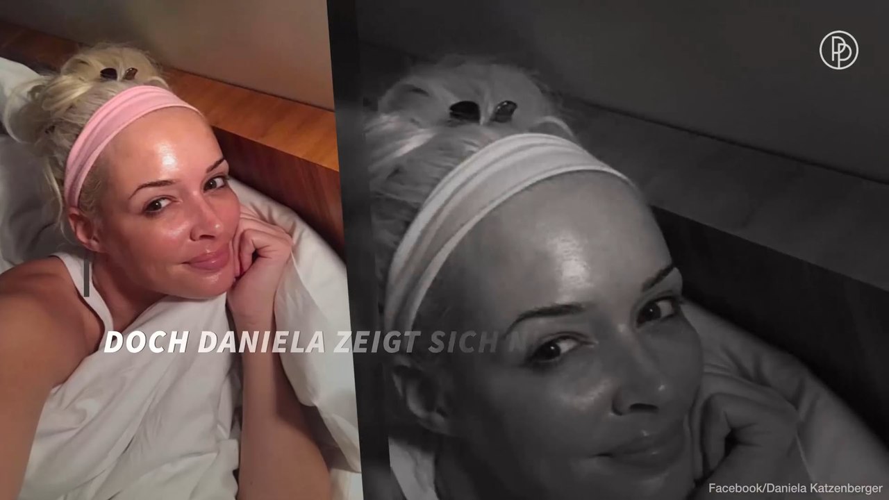 Daniela Katzenberger: Ungeschminktes Selfie vorm Schlafengehen