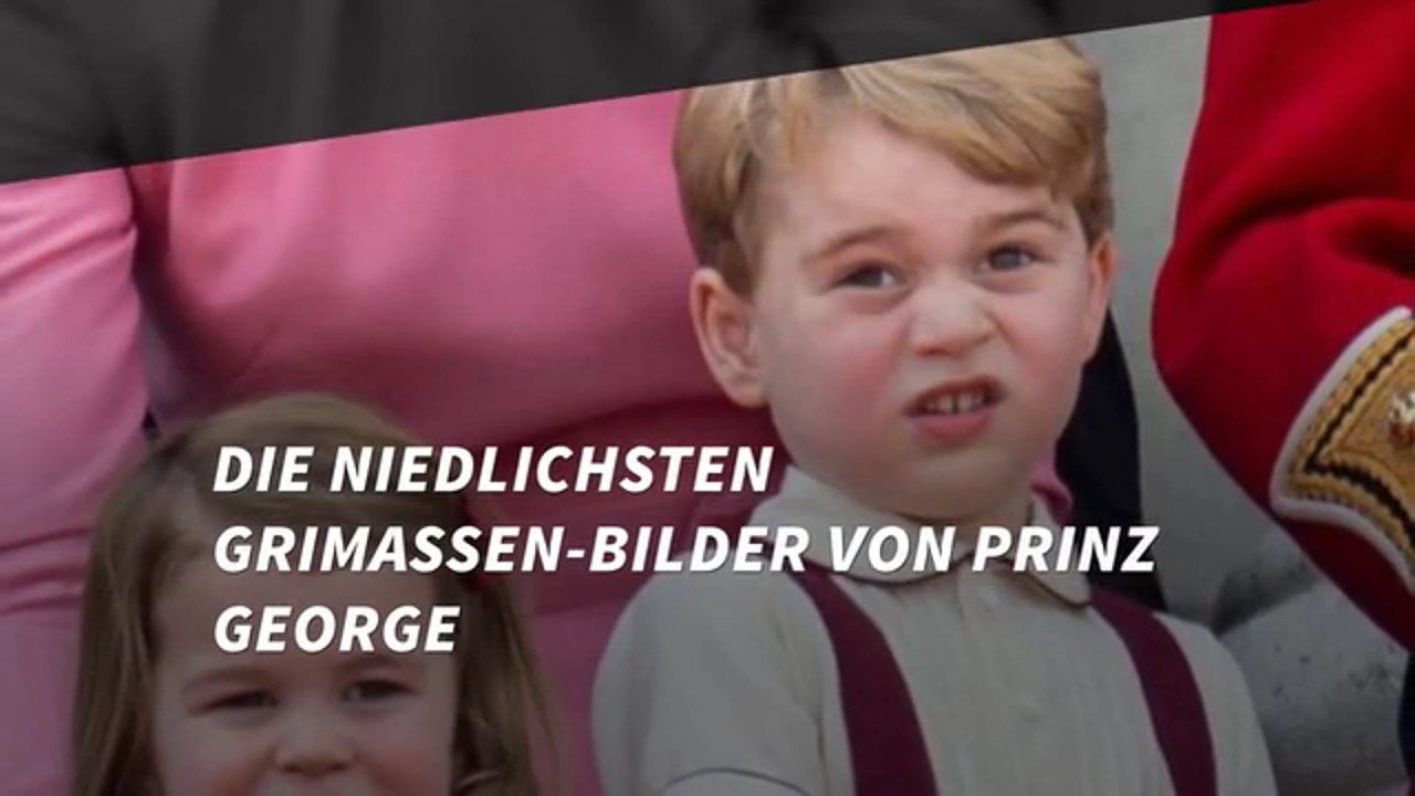 Die niedlichsten Grimassen-Bilder von Prinz George