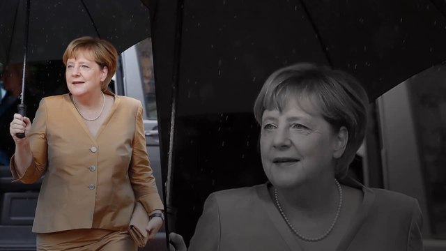 Angela Merkels ungewohnt glamouröser Auftritt