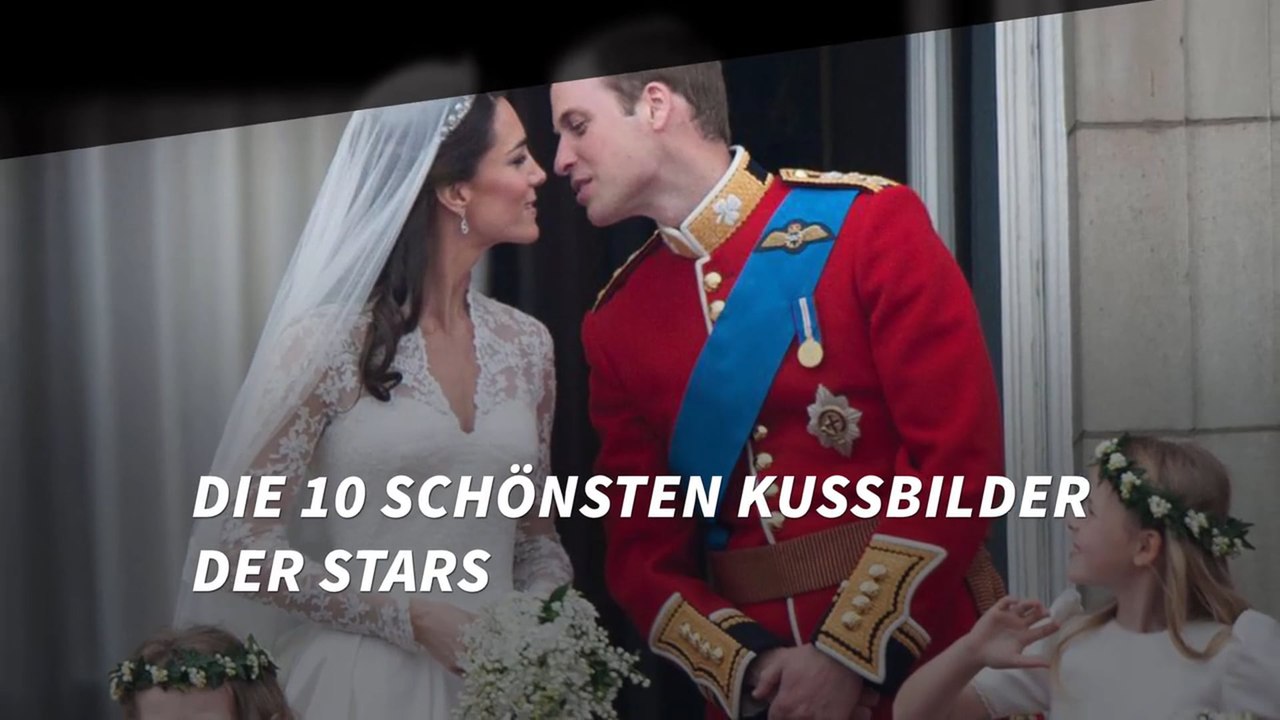 Die 10 schönsten Kussbilder der Stars