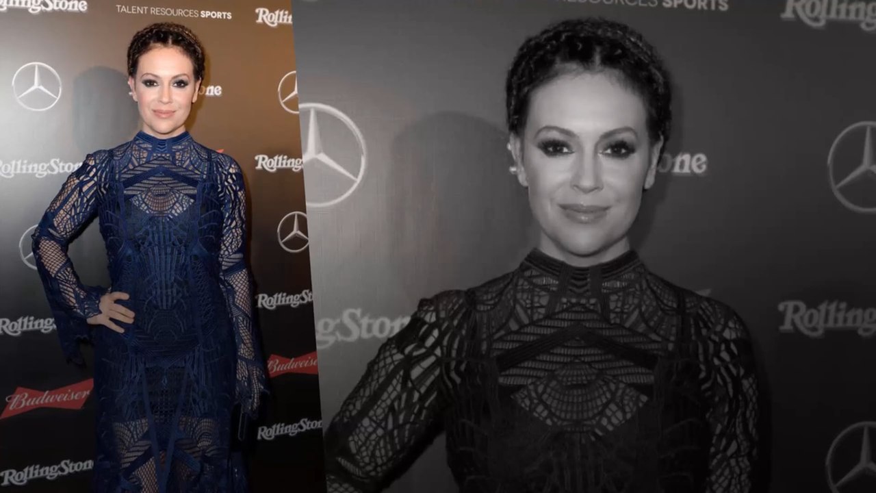 „Charmed“-Star Alyssa Milano zeigt Mega-Dekolleté