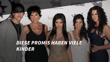 Diese Promis haben viele Kinder