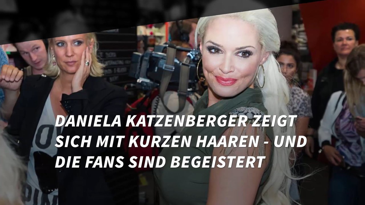 Daniela Katzenberger zeigt sich mit kurzen Haaren - und die Fans sind begeistert