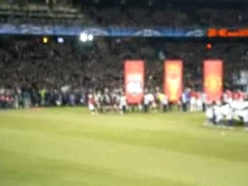 Entrée des joueurs
