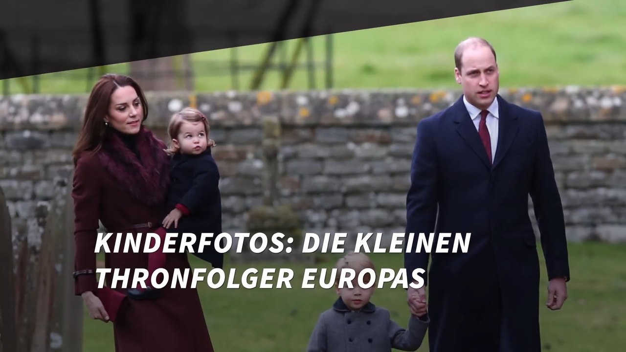 Kinderfotos: Die kleinen Thronfolger Europas