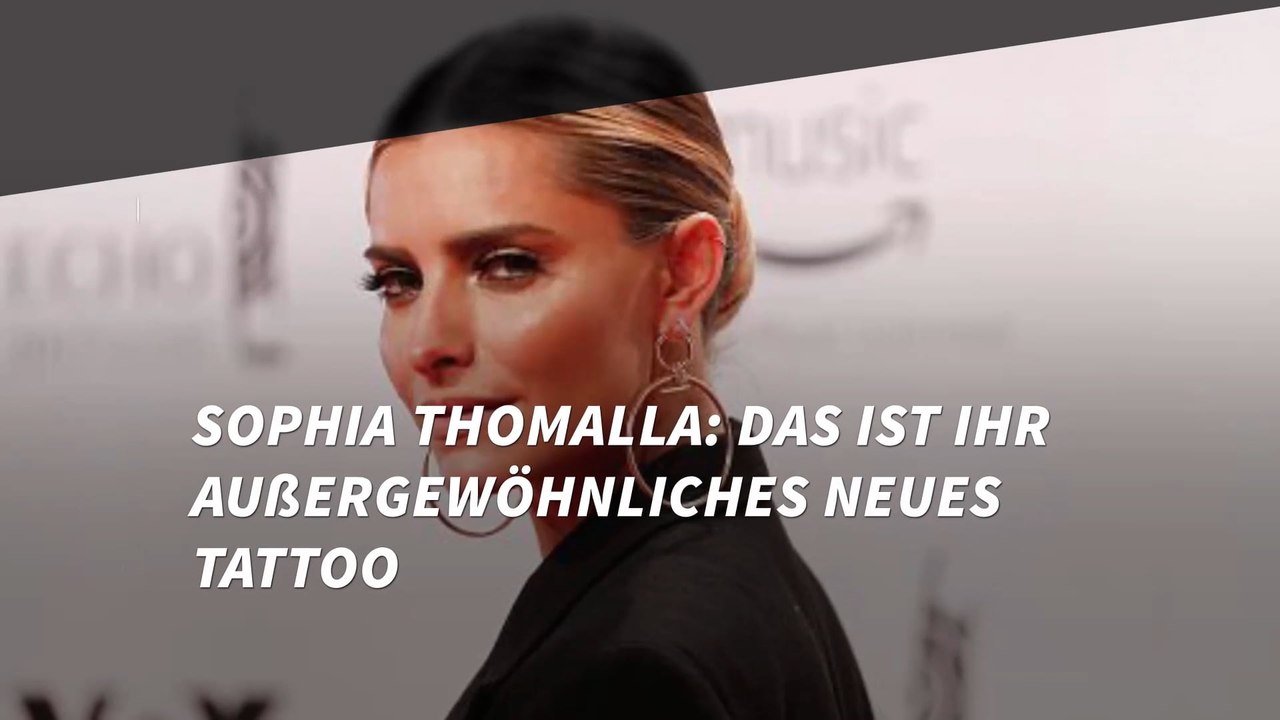 Sophia Thomalla: Das ist ihr außergewöhnliches neues Tattoo