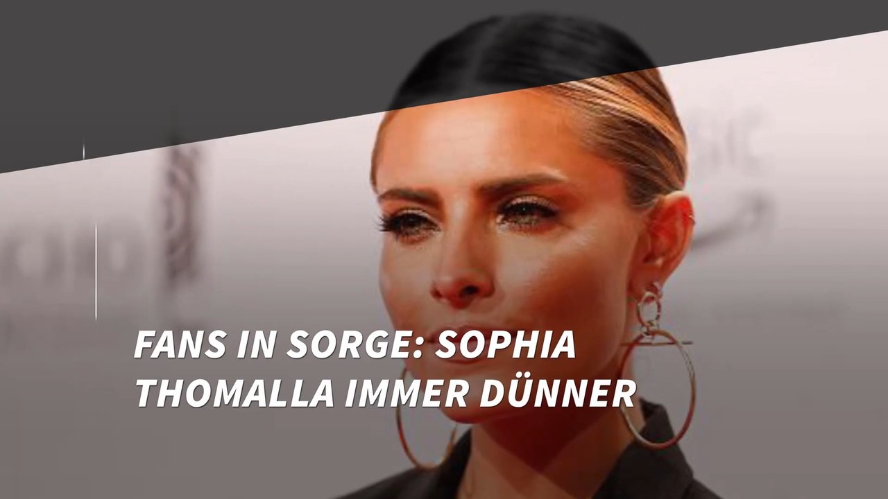 Fans in Sorge: Sophia Thomalla immer dünner