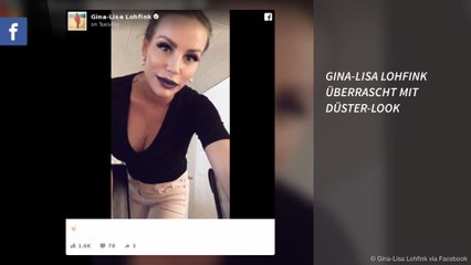Gina-Lisa Lohfink überrascht mit Düster-Look