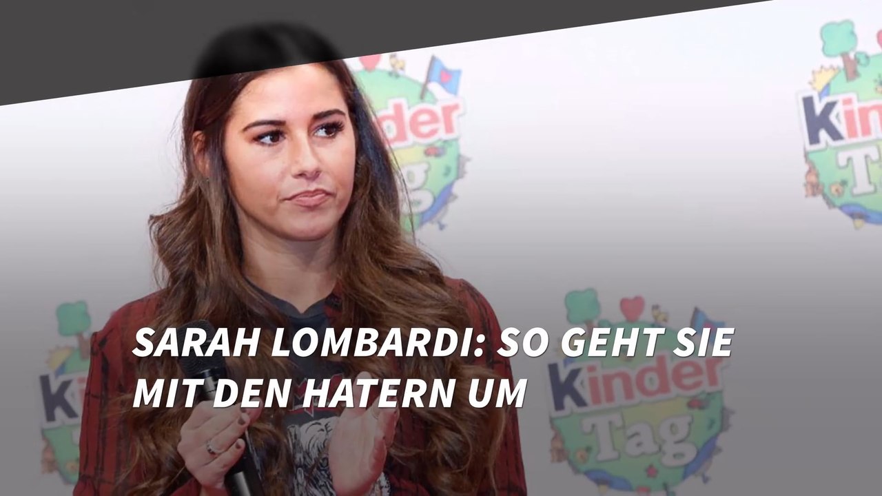 Sarah Lombardi: So geht sie mit den Hatern um