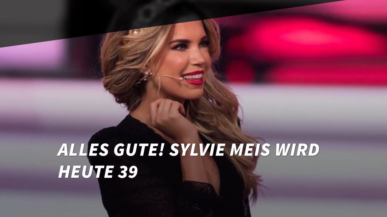 Alles Gute! Sylvie Meis wird 39