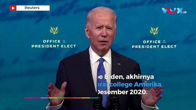 Joe Biden Resmi Menangkan Pilpres AS, Trump Gigit Jari